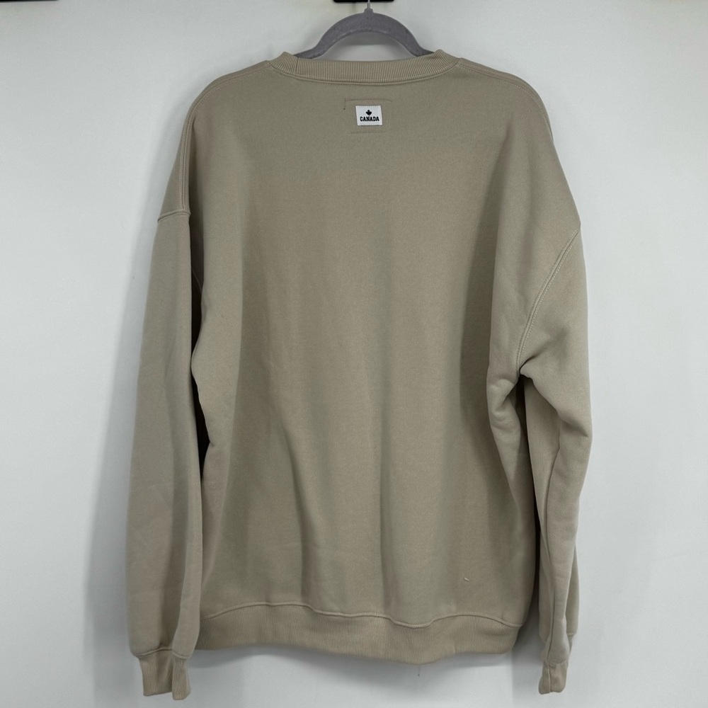 NWOT Men’s Canadian Vintage Clothing Co Size 2XL Cream Colored Quebec Sweatshirt - Picture 4 of 6
